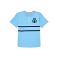 thumbnail image 1 of Wonder Nation Toddler Boy's Short Sleeve Striped Henley T-Shirt, Sizes 12M-5T, 1 of 6