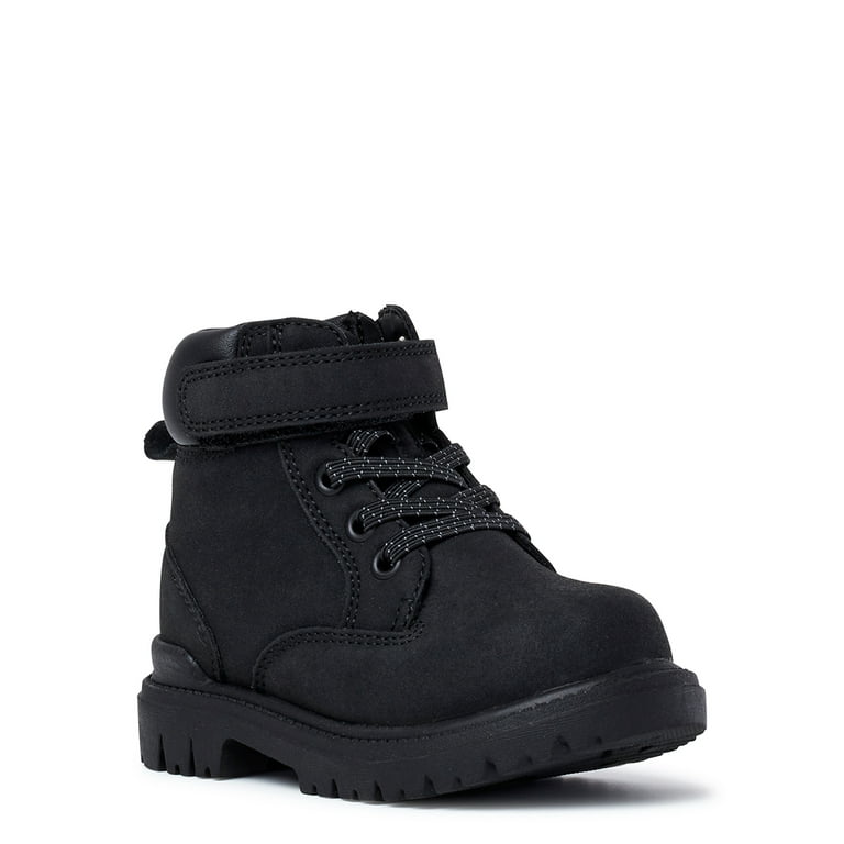 Black toddler boots clearance walmart