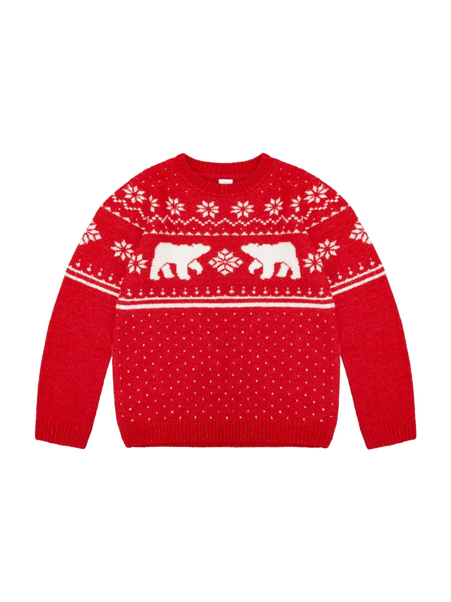 Wonder Nation Toddler Boys Holiday Fair Isle Sweater, Sizes 12M-5T