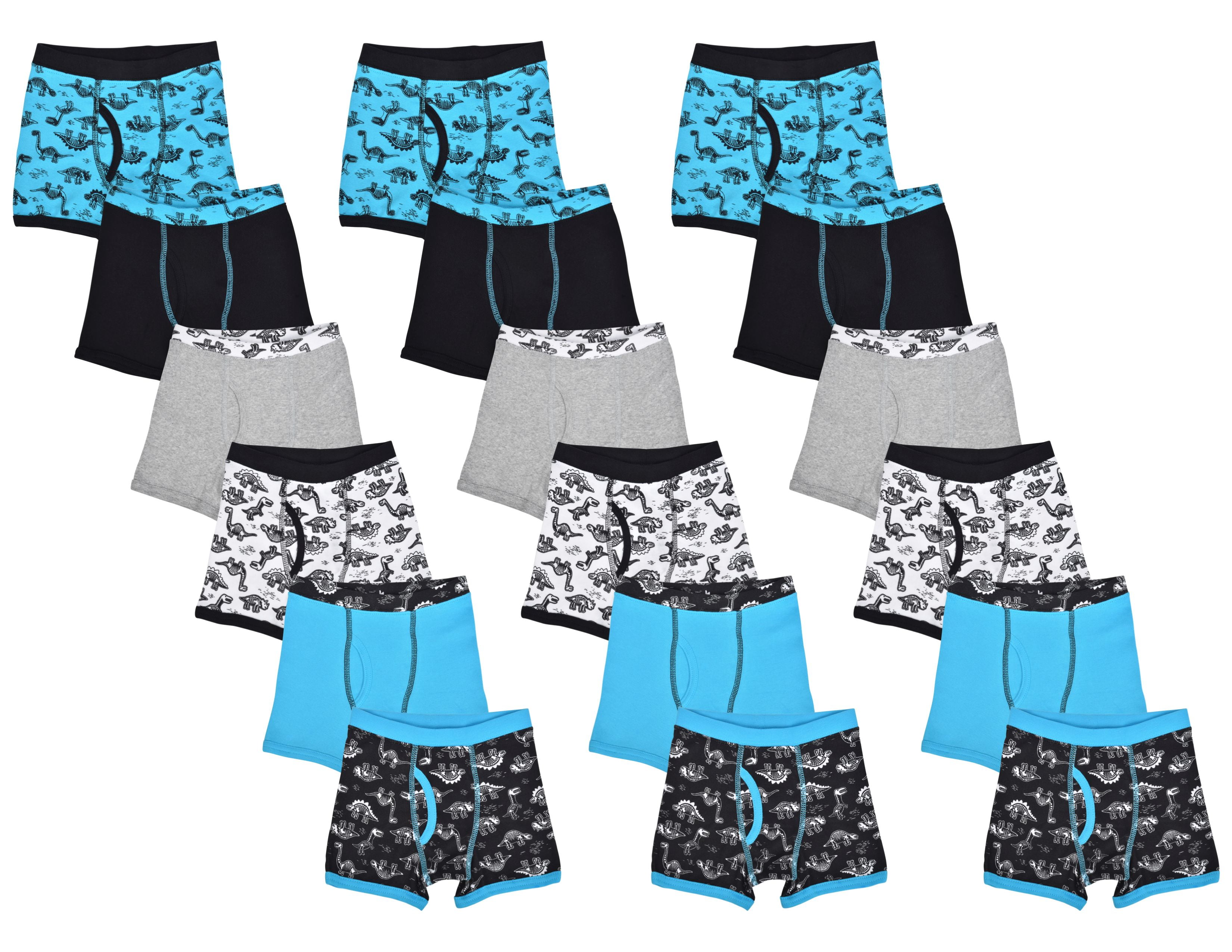 Wonder Nation Toddler Boys Boxer Briefs, 18-Pack, Sizes 2T-5T