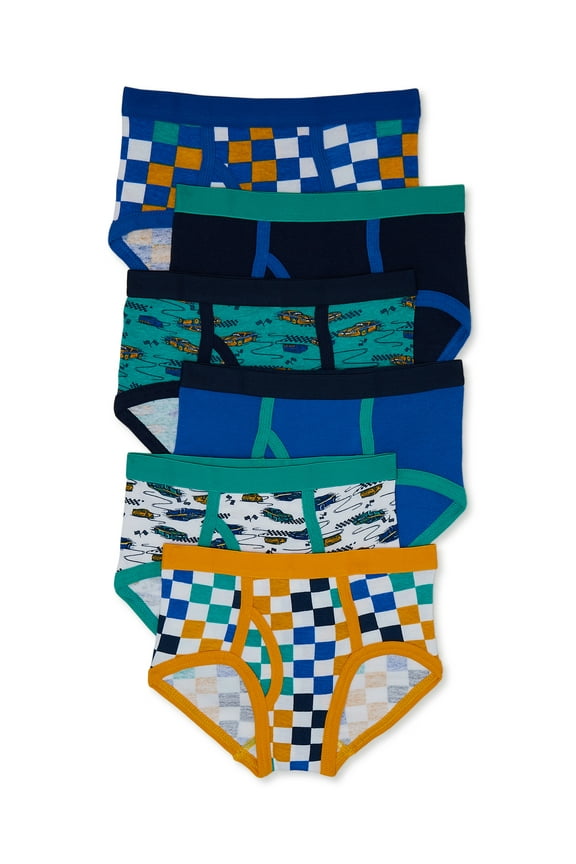 Toddler Boys Brief Underwear, 6-Pack, Sizes 2T-5T