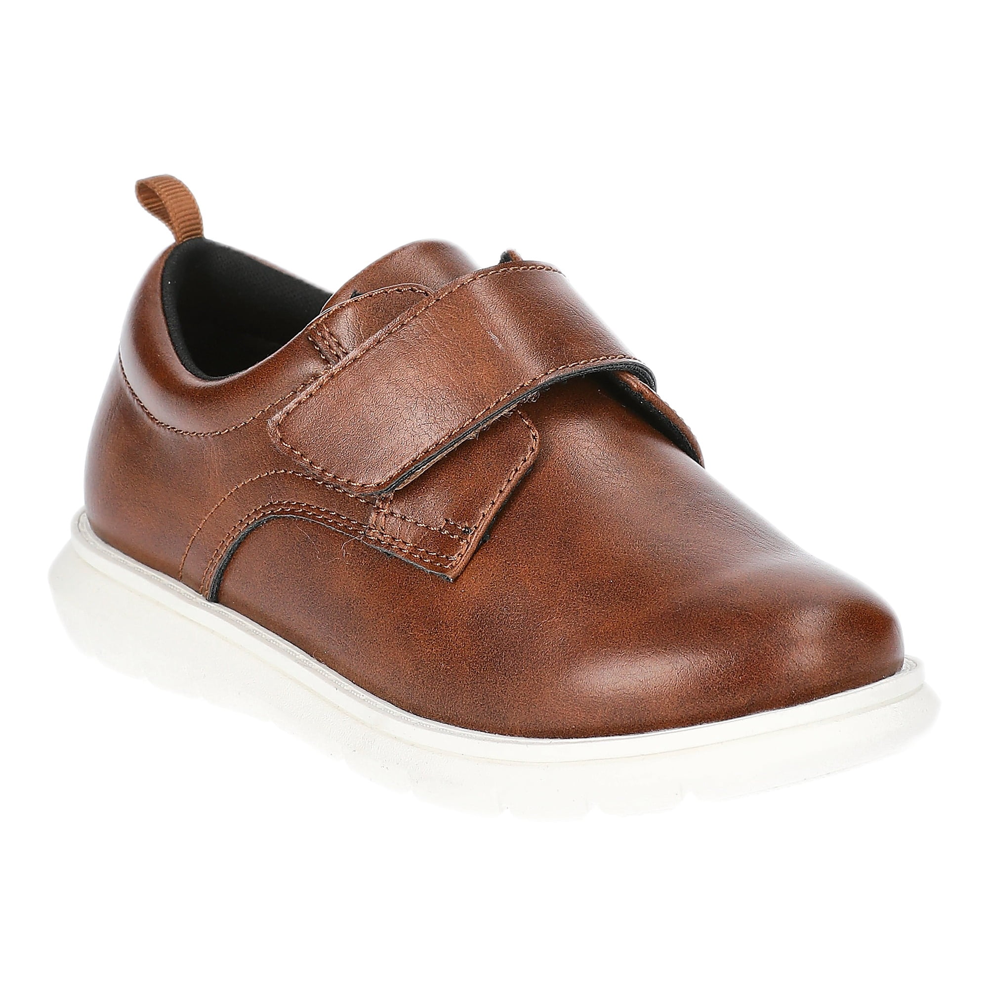 toddler boys brown dress shoes Wonder Nation Oxford Sneakers with Cushioned Memory Foam Sole Boys School Uniform Dress YGroup_3074 3/4 Length Sleeve A-Line Color:Custom Color