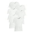 thumbnail image 1 of Wonder Nation Toddler Boys Crew Undershirt, 6-Pack, Sizes 2T-5T, 1 of 6