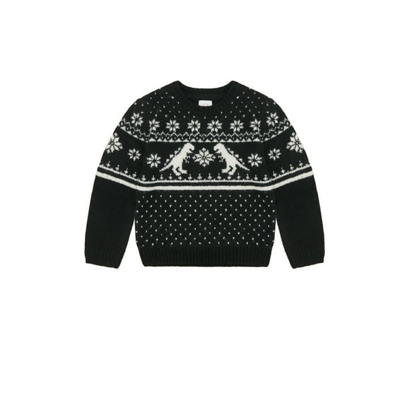Wonder Nation Toddler Boys Holiday Fair Isle Sweater, Sizes 12M-5T