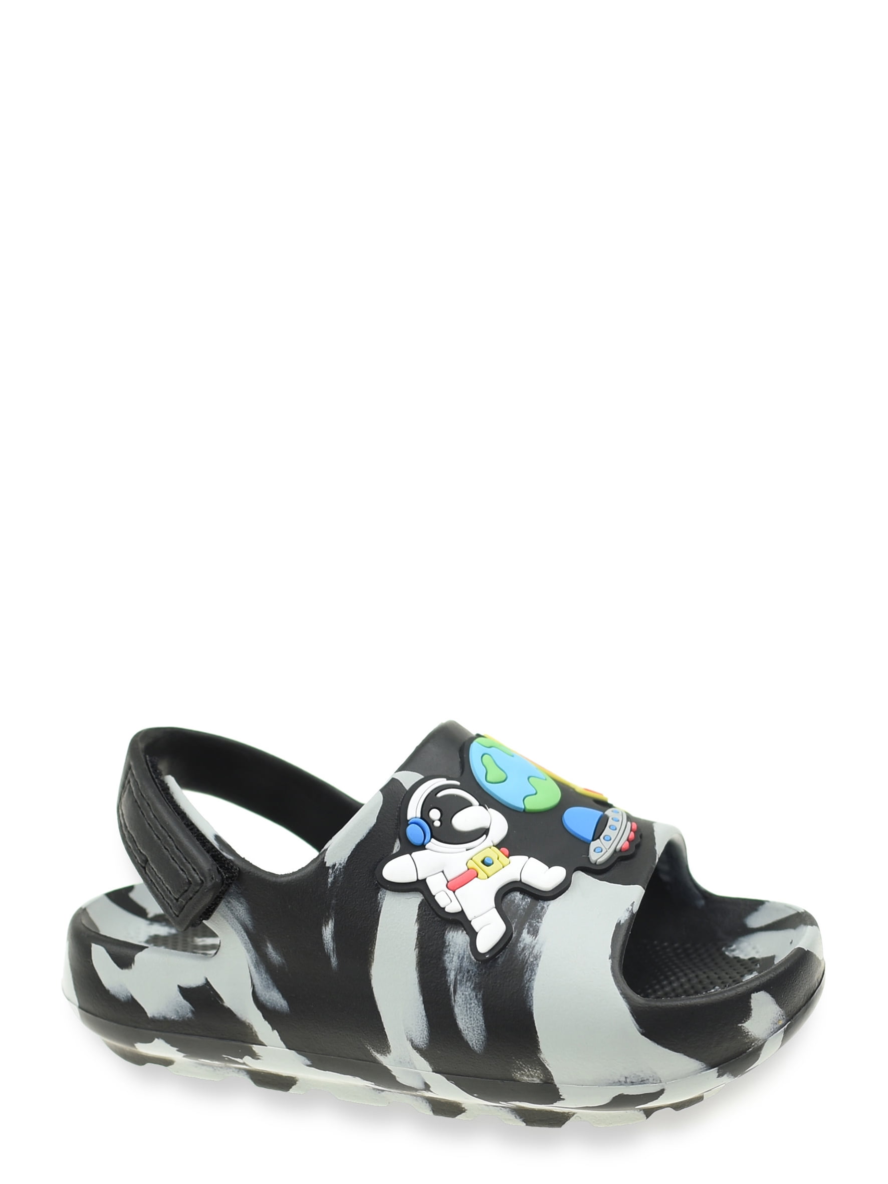 Wonder Nation Toddler Boys Astronaut Icon Slide Sandals