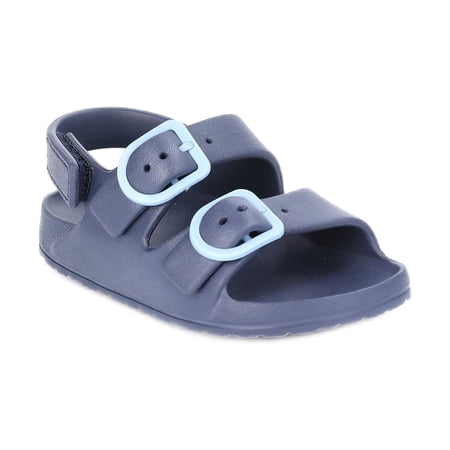 Wonder Nation Toddler Kids EVA Double Buckle Sandals