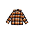 thumbnail image 1 of Wonder Nation Toddler Boys' Flannel Hoodie, 1 of 4