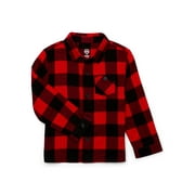 Wonder Nation Toddler Boys Flannel Shirt, Sizes 12M-5T