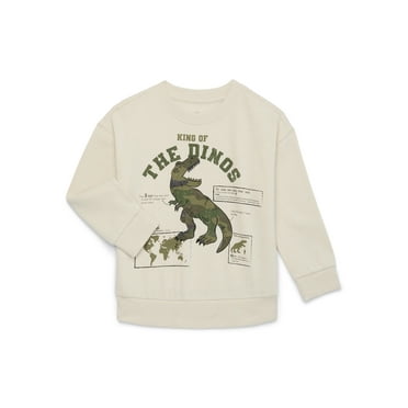 Wonder Nation Toddler Boys Fleece Graphic Top with Long-Sleeves, Sizes 12M-5T
