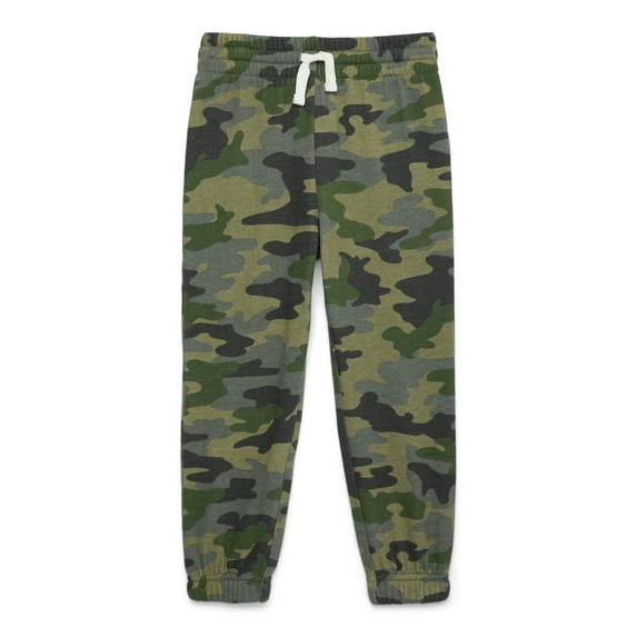 Wonder Nation Toddler Boys Fleece Jogger Pants, Sizes 12M-5T