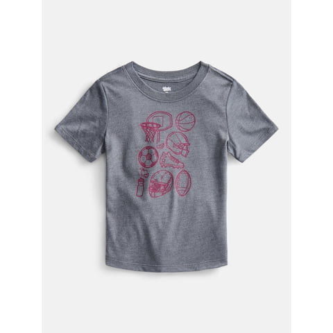 Toddler Boys Graphic Tee with Short Sleeves, Sizes 18M-5T