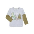 thumbnail image 1 of Wonder Nation Toddler Boys Graphic Top with Long Sleeves, Sizes 12M-5T, 1 of 3