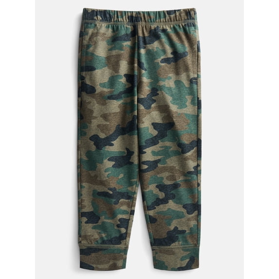 Wonder Nation Baby & Toddler Boys Jersey Joggers, Sizes 0-6T