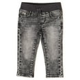 thumbnail image 1 of Wonder Nation Toddler Boy's Knit Denim Jeans, Sizes 12M-5T, 1 of 3