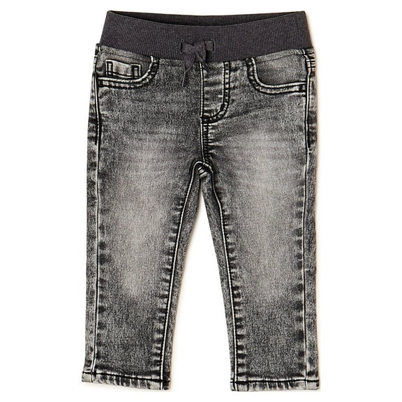 Wonder Nation Toddler Boy's Knit Denim Jeans, Sizes 12M-5T