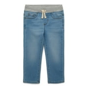 Wonder Nation Toddler Boy's Knit Denim Jeans, Sizes 12M-5T