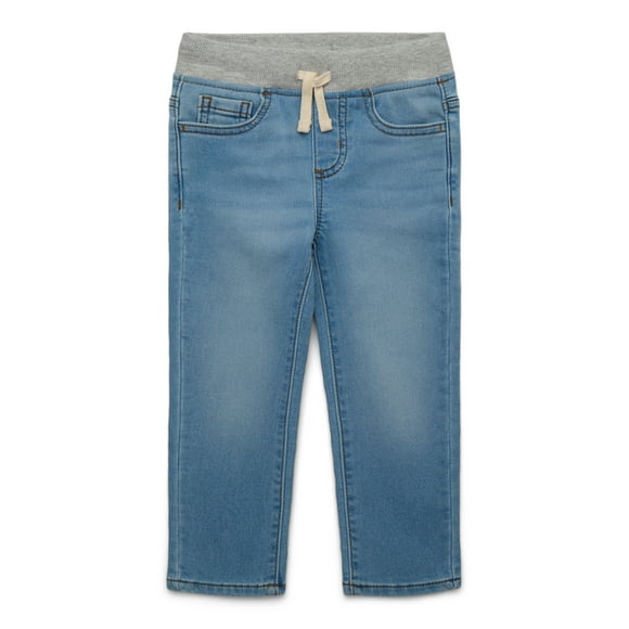 Toddler Boy's Knit Denim Jeans, Sizes 12M-5T