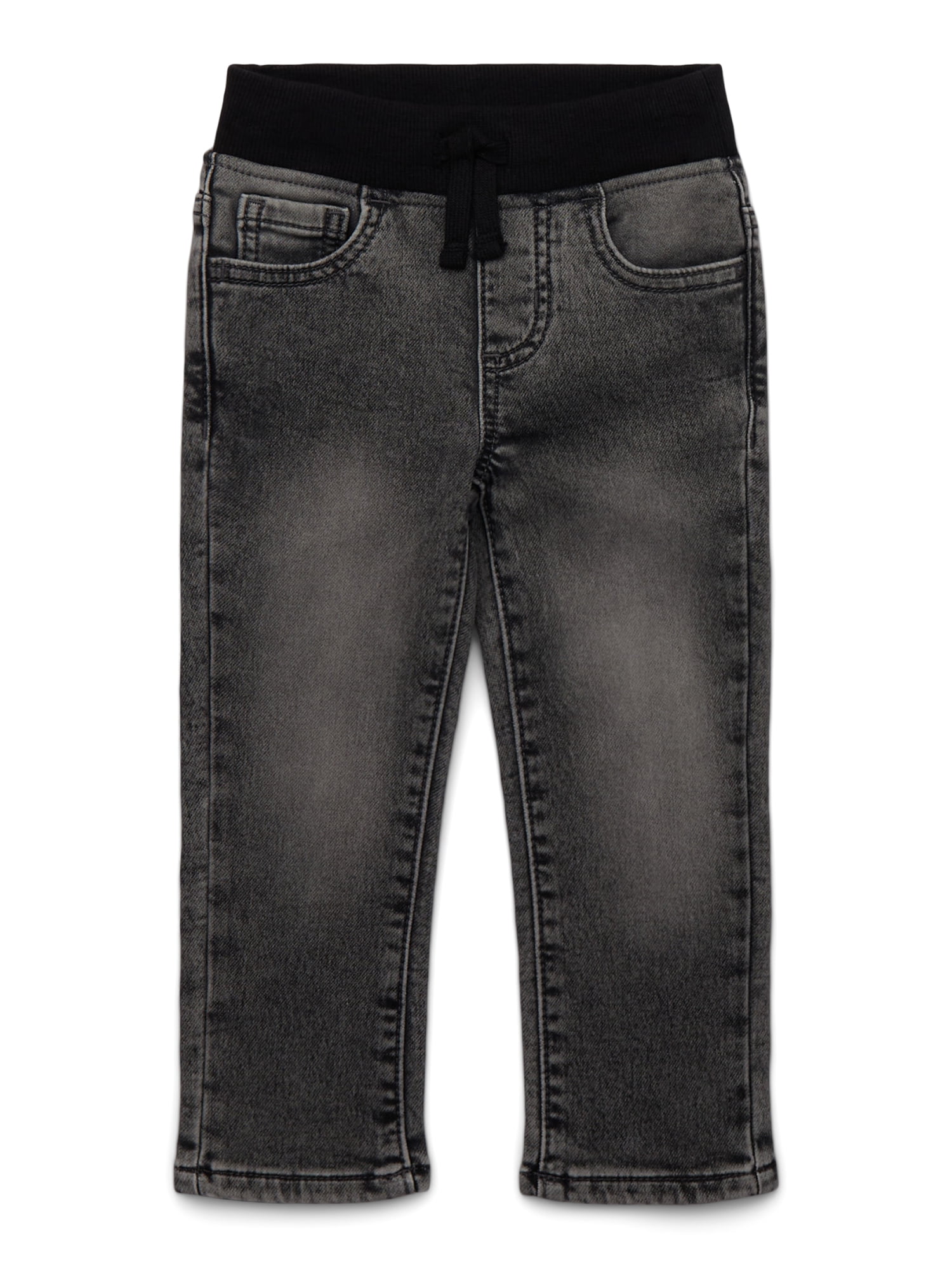 Wonder Nation Toddler Boy's Knit Denim Jeans, Sizes 12M-5T