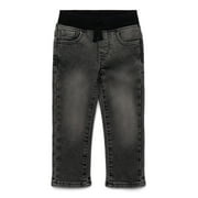 Wonder Nation Toddler Boy's Knit Denim Jeans, Sizes 12M-5T