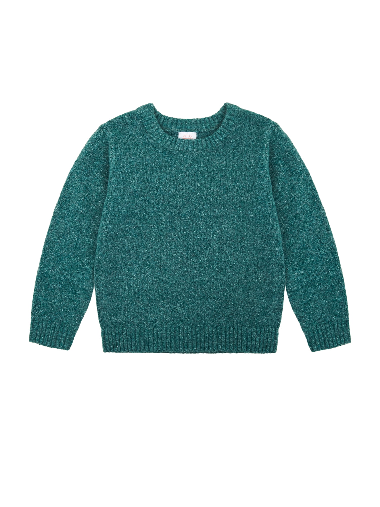 Wonder Nation Toddler Boys Marled Crewneck Sweater, Sizes 12M-5T