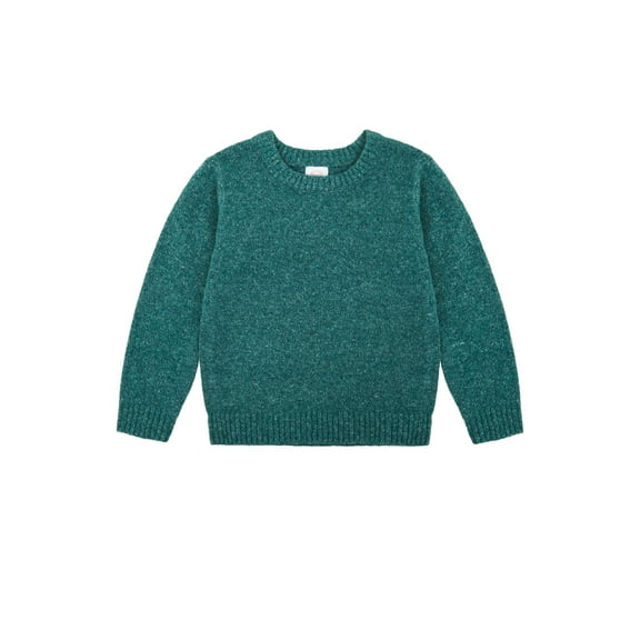 Wonder Nation Toddler Boys Marled Crewneck Sweater, Sizes 12M-5T
