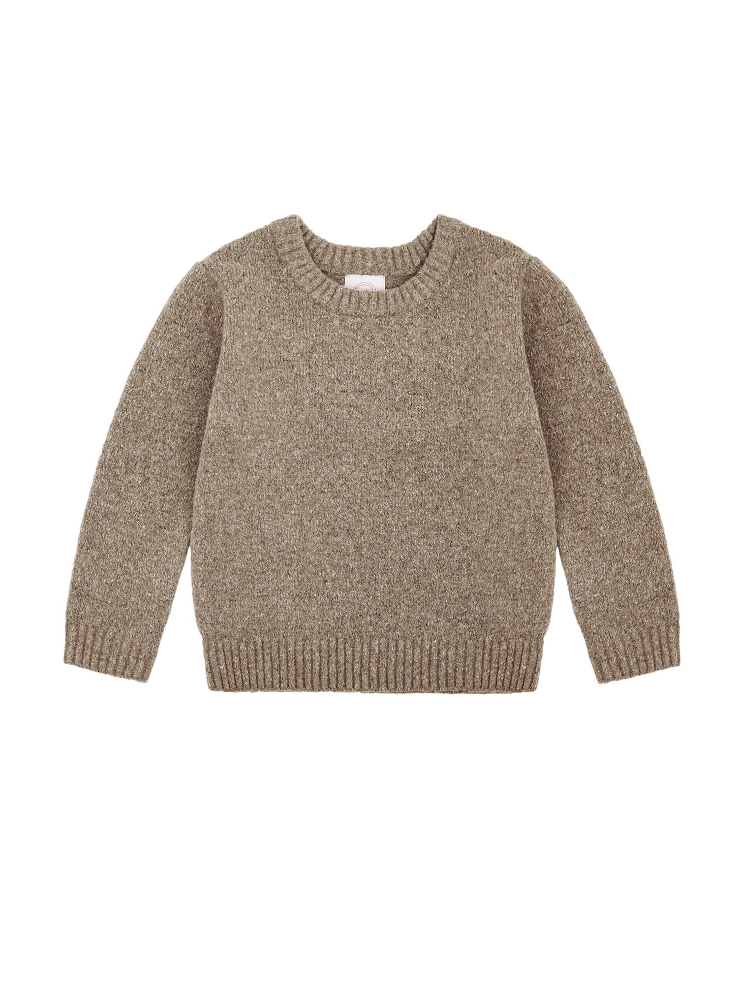 Wonder Nation Toddler Boys Marled Crewneck Sweater, Sizes 12M-5T