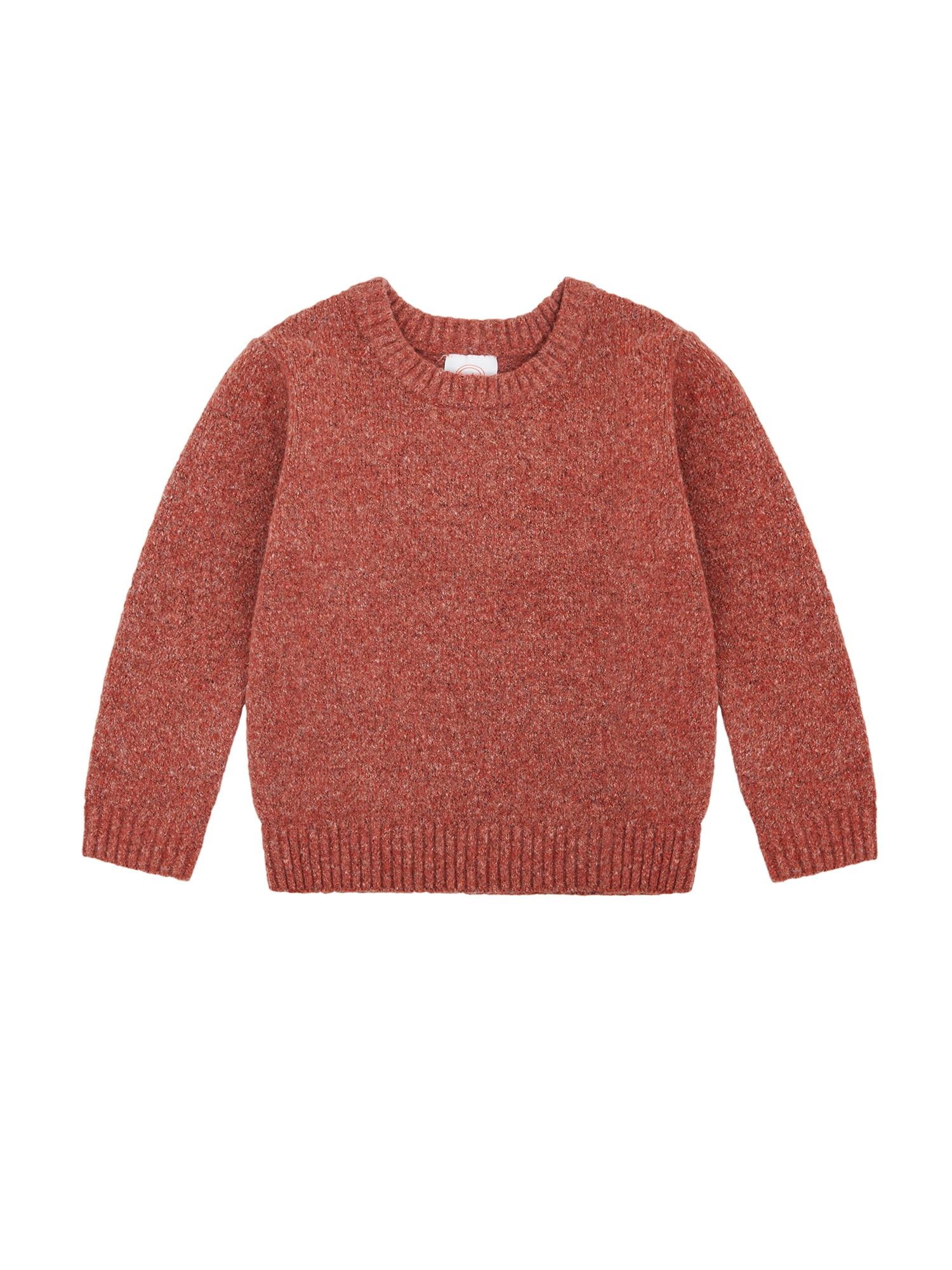 Wonder Nation Toddler Boys Marled Crewneck Sweater, Sizes 12M-5T