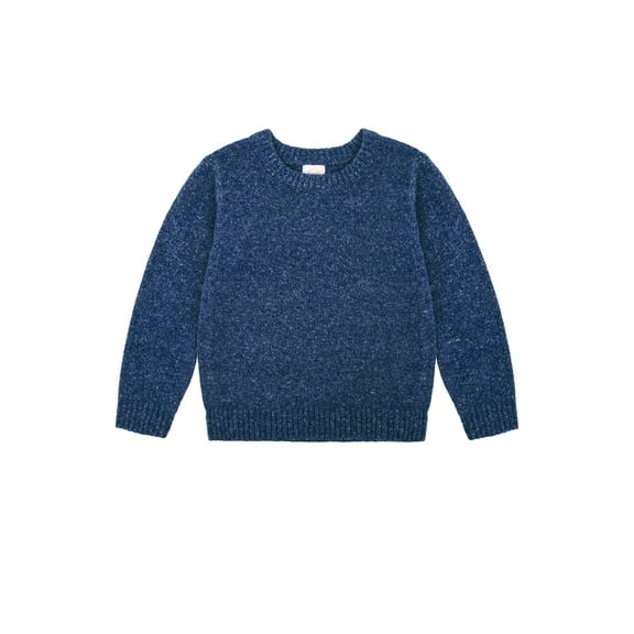 Wonder Nation Toddler Boys Marled Crewneck Sweater, Sizes 12M-5T