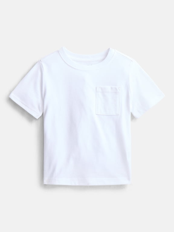 Toddler Boys' Pocket Tee with Short Sleeves, Sizes 0M-5T