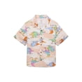 thumbnail image 1 of Wonder Nation Toddler Boys Print Button Up Shirt with Short Sleeves, Sizes 12M-5T, 1 of 4
