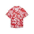 thumbnail image 1 of Wonder Nation Toddler Boys Print Button Up Shirt with Short Sleeves, Sizes 12M-5T, 1 of 3