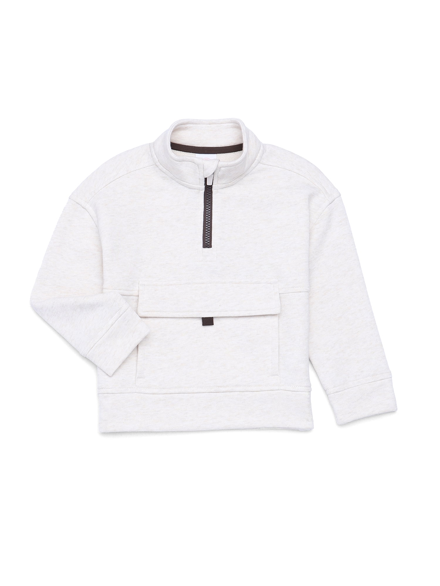 Wonder Nation Toddler Boys Quarter Zip Pullover, Sizes 12M-5T