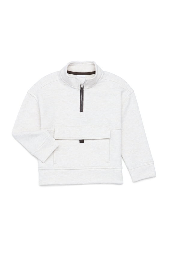 Toddler Boys Quarter Zip Pullover, Sizes 12M-5T