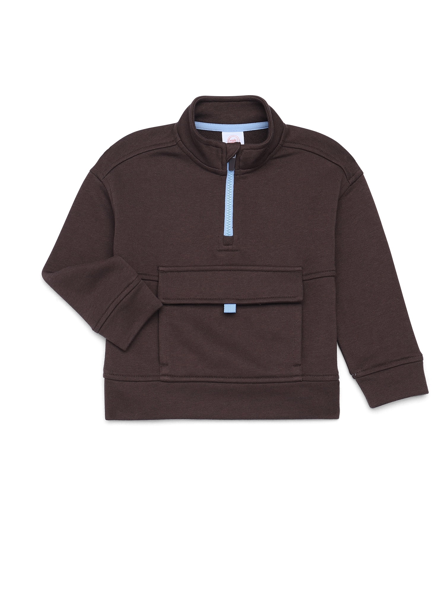 Wonder Nation Toddler Boys Quarter Zip Pullover, Sizes 12M-5T