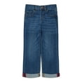 thumbnail image 1 of Wonder Nation Toddler Boys Straight Leg Jeans with Roll Cuffs, Sizes 12M-5T, 1 of 3