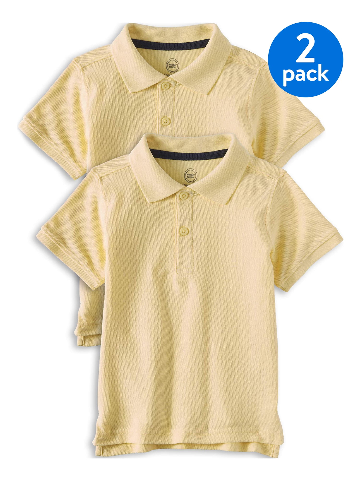 toddler boy yellow uniform shirts