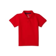 Wonder Nation Toddler Boys' School Uniform Short Sleeve Polo Shirt