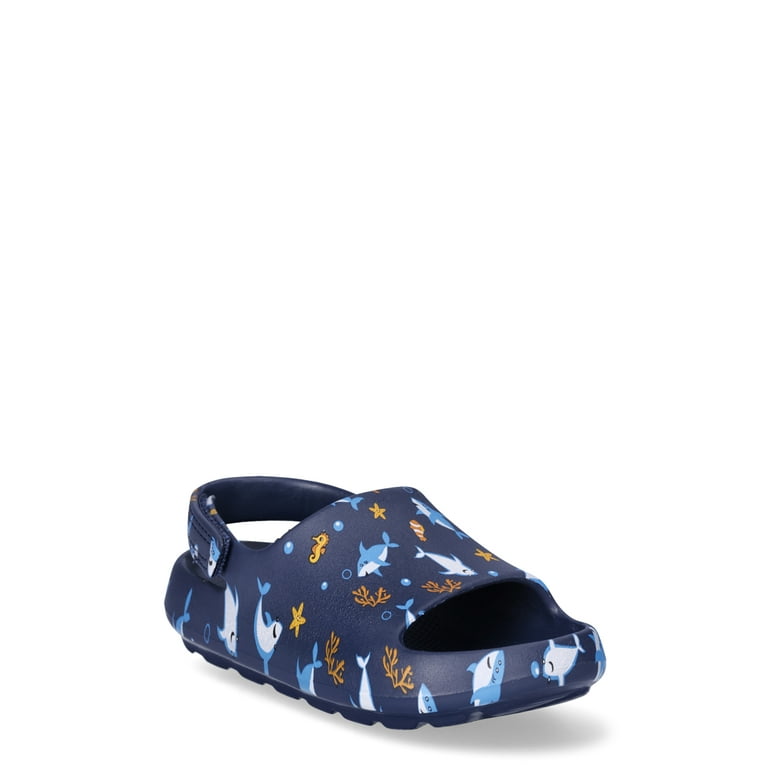 Wonder Nation Toddler Boys Shark Pillow Slides Sizes 5 6 11 12