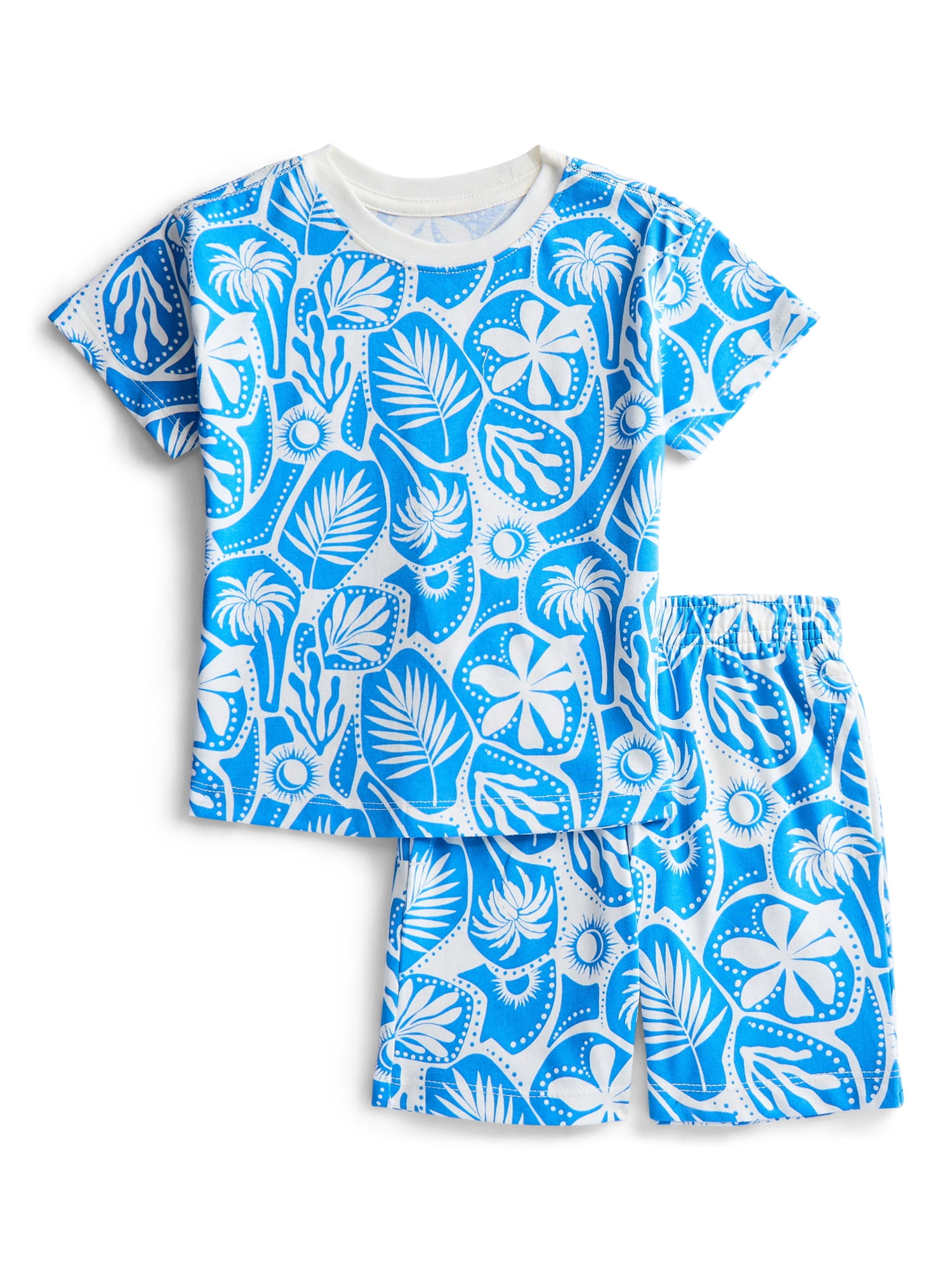 Wonder Nation Toddler Boys Short Sleeve Outfit Set, 2-Piece, Sizes 12M-5T