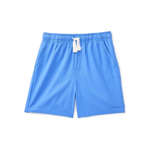Wonder Nation Toddler Boys Twill Shorts, Rally Blue, Sizes 18M-5T