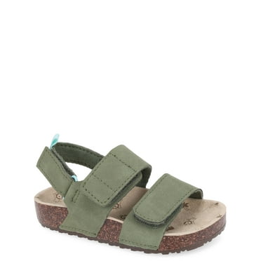 Wonder Nation Toddler Boys Two Strap Footbed Sandals