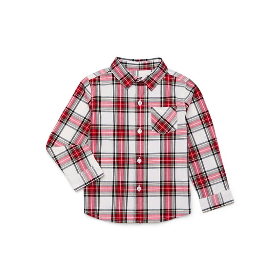 Wonder Nation Toddler Boy Woven Top, Sizes 12 Months - 5T