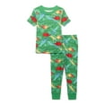 thumbnail image 1 of Wonder Nation Toddler Cotton Sleep Tee and Pants Pajama Set, 2-Piece, Sizes 12M-5T, 1 of 3
