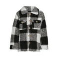 thumbnail image 1 of Wonder Nation Toddler Faux Sherpa Shacket, Sizes 12M-5T, 1 of 5