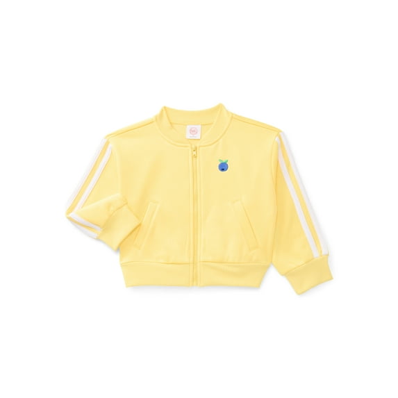 Wonder Nation Toddler Girls Full Zip Athletic Jacket, Sizes 12M-5T