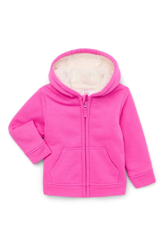 Toddler Fully Lined Zip Hoodie, Size 12M- 5T