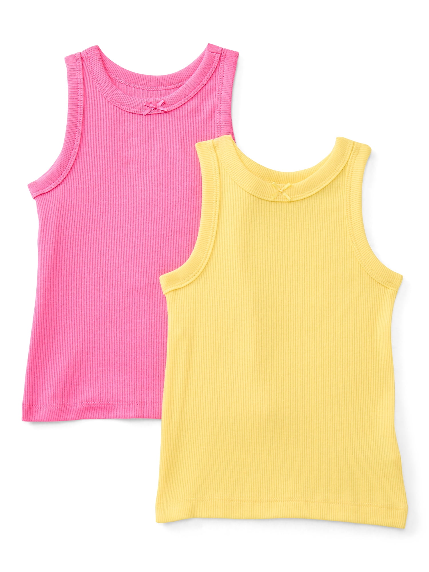 Wonder Nation Toddler Girls Ribbed Tank Top, Sizes 18M-5T
