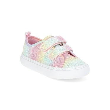 Wonder Nation Toddler Girls Canvas Skate Sneakers