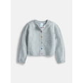 thumbnail image 1 of Wonder Nation Toddler Girls' Cardigan Sweater with Long Sleeves, Sizes 12M-5T, 1 of 3