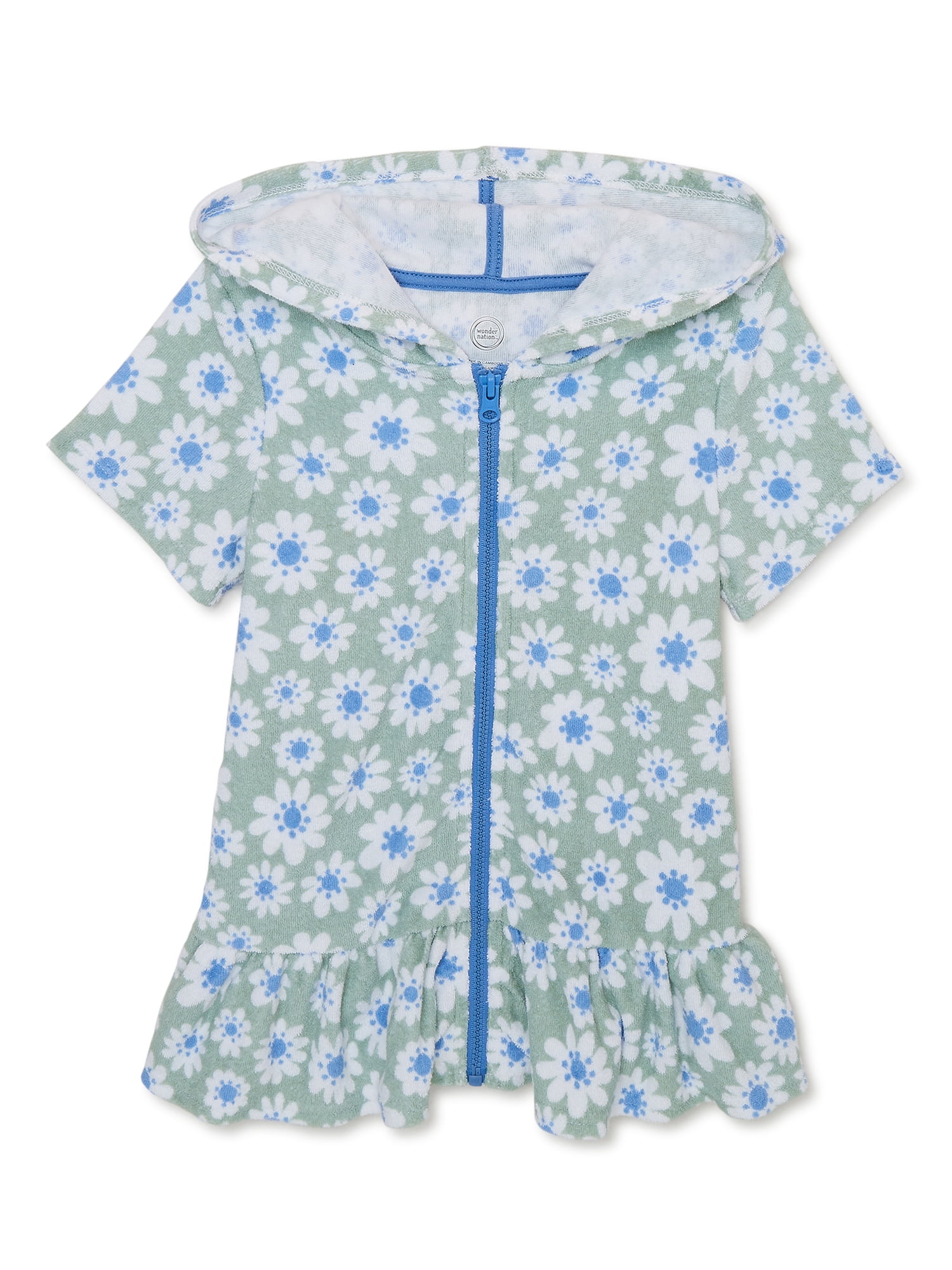 Wonder Nation Toddler Girl CoverUp Dress, Sizes 12M5T